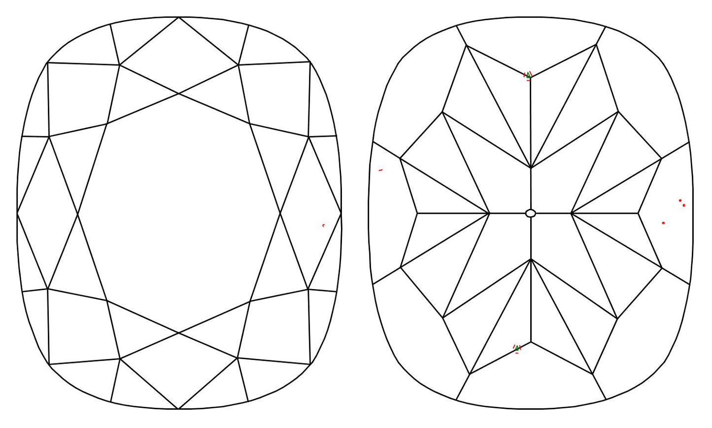 GIA 1 J-VVS2 Cushion Diamond