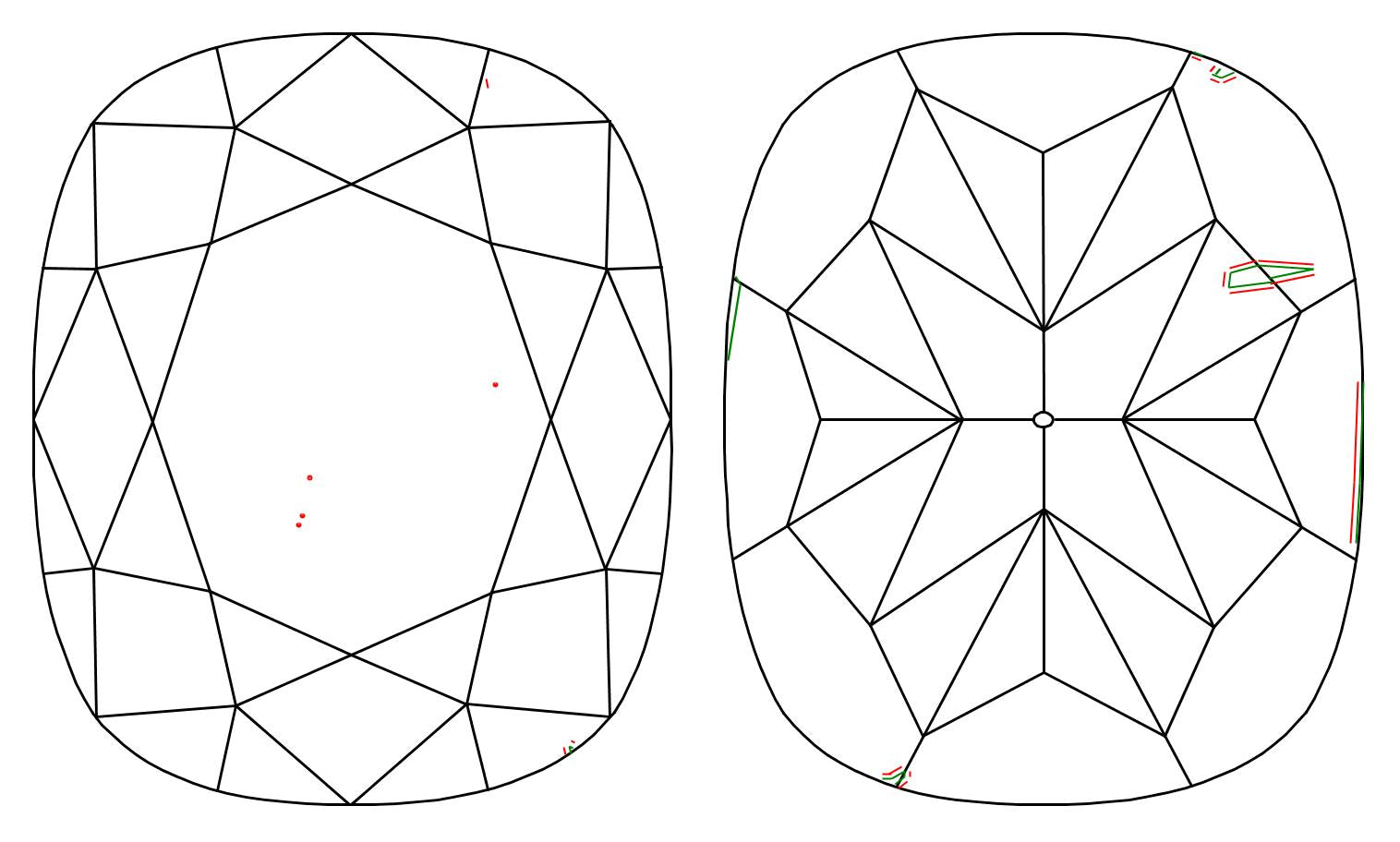 GIA 1.01 I-VS1 Cushion Diamond