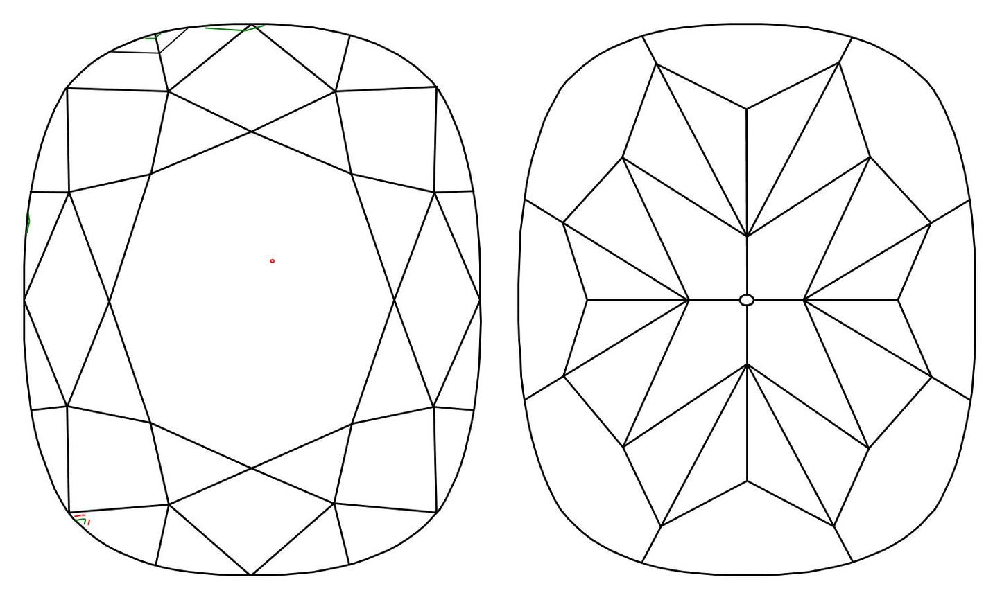 GIA 1 I-VS1 Cushion Diamond