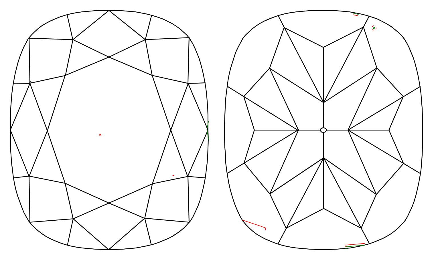 GIA 1 G-VS1 Cushion Diamond