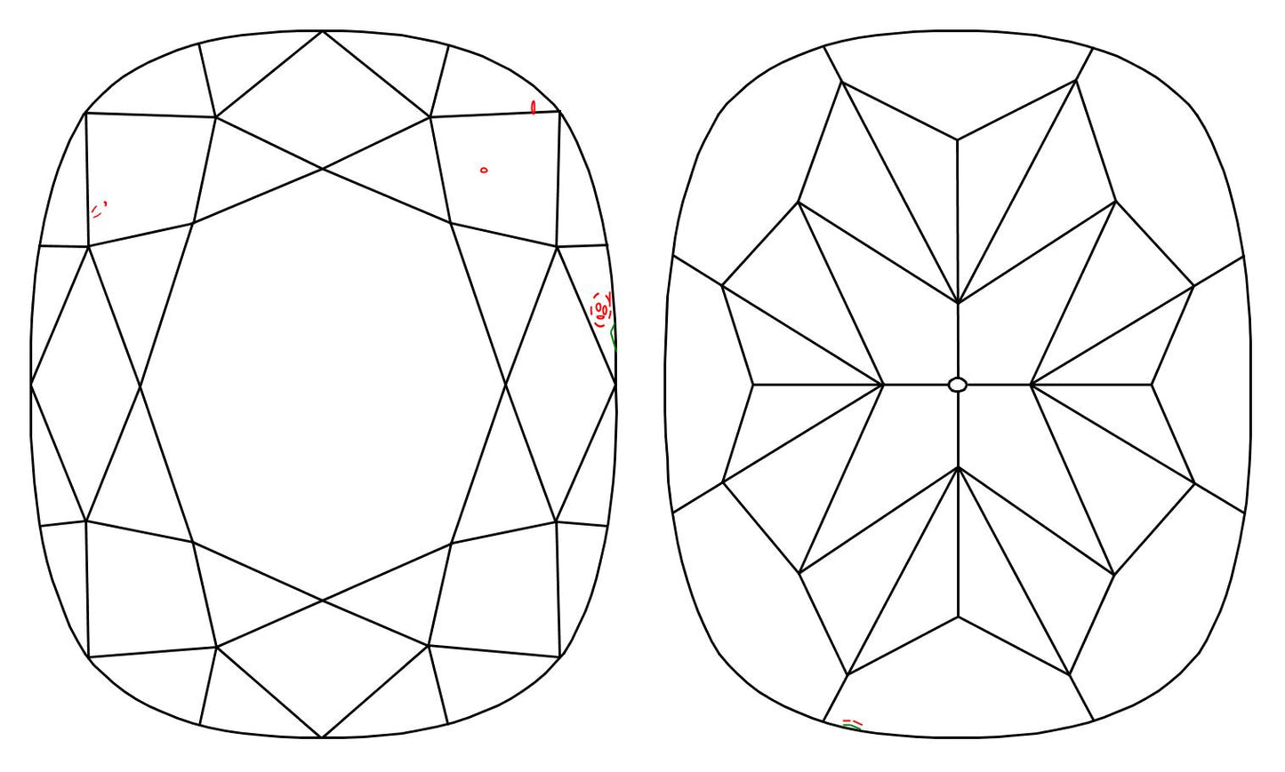 GIA 1 I-VS1 Cushion Diamond
