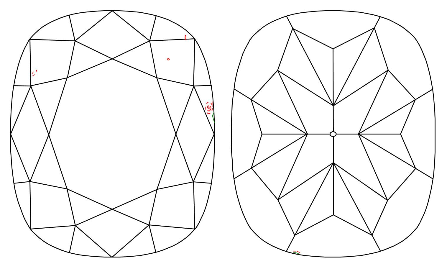 GIA 1 I-VS1 Cushion Diamond