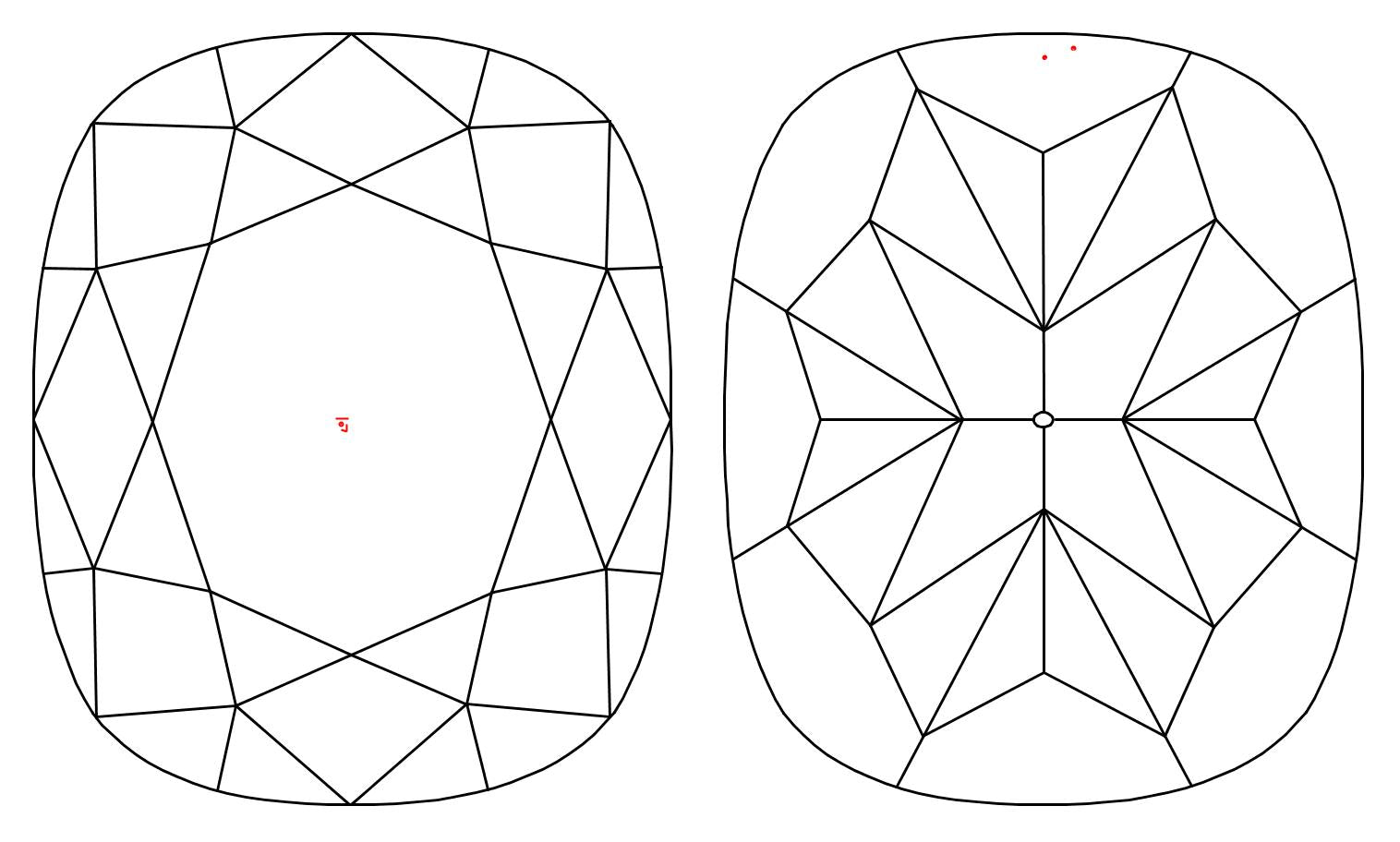 GIA 1.01 I-VVS2 Cushion Diamond
