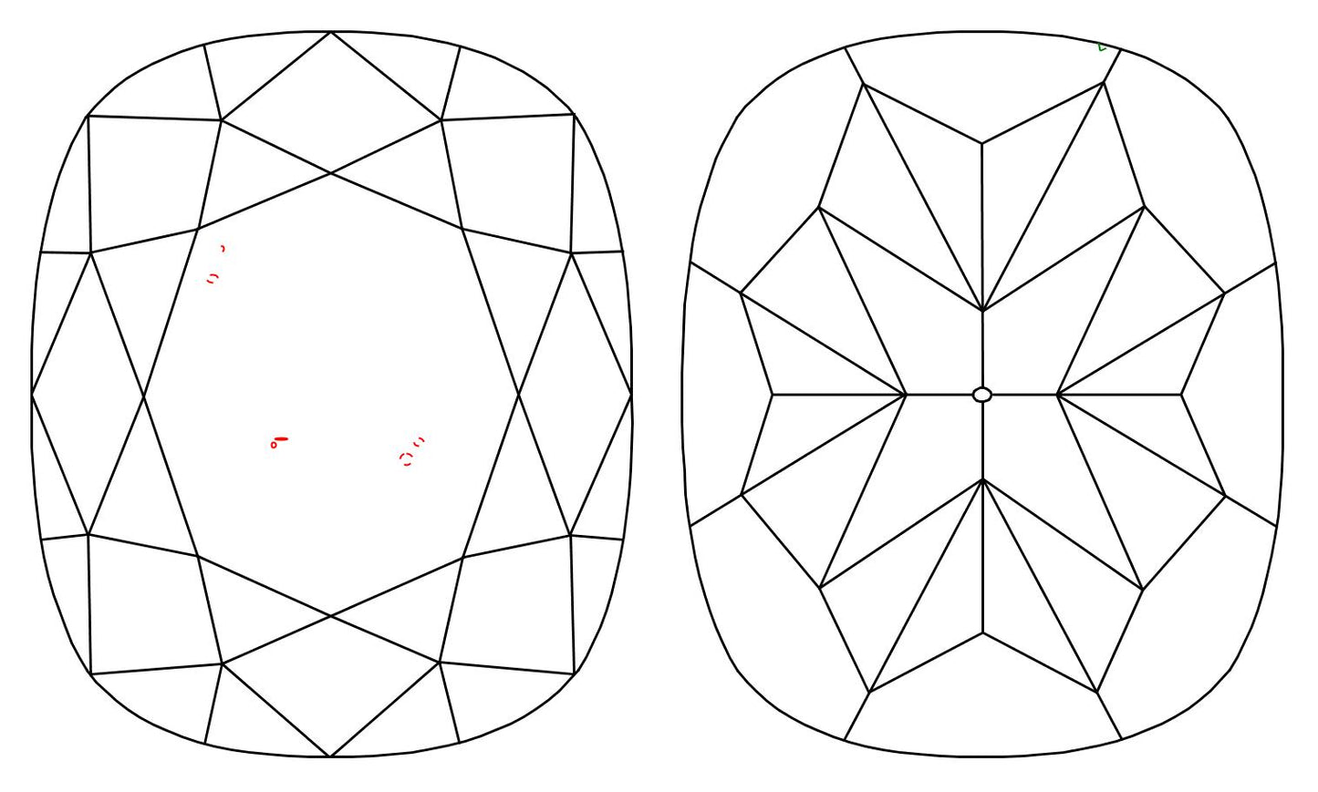 GIA 1 J-VS1 Cushion Diamond