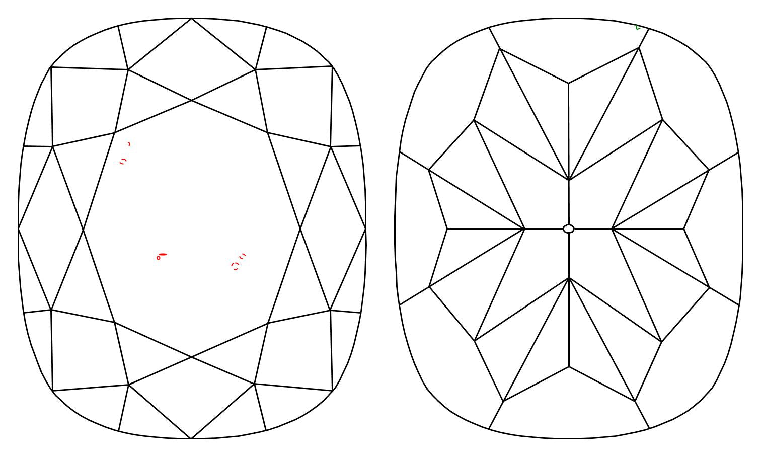 GIA 1 J-VS1 Cushion Diamond