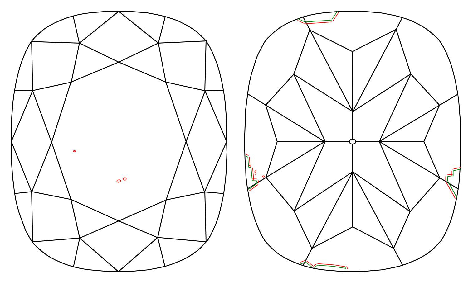 GIA 1.02 K-VS2 Cushion Diamond