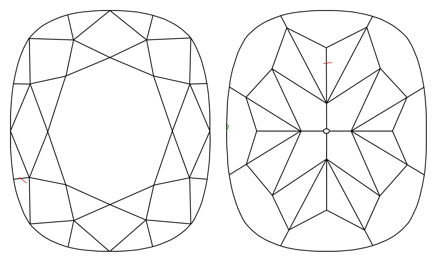 GIA 1 E-VS2 Cushion Diamond