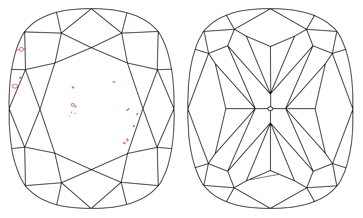 GIA 1.02 E-SI1 Cushion Diamond