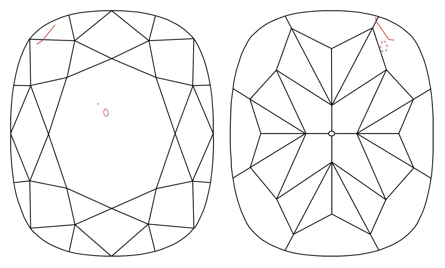 GIA 1 I-SI1 Cushion Diamond