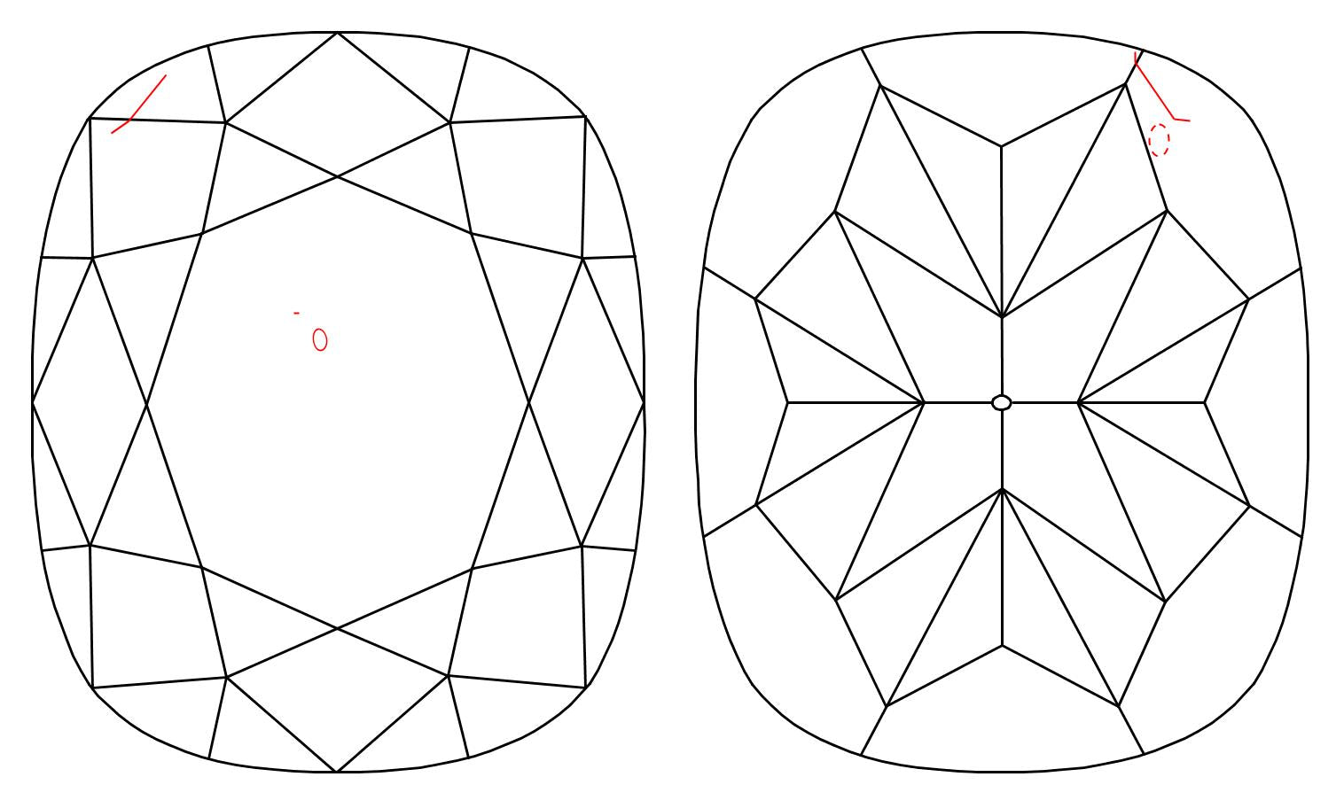 GIA 1 I-SI1 Cushion Diamond