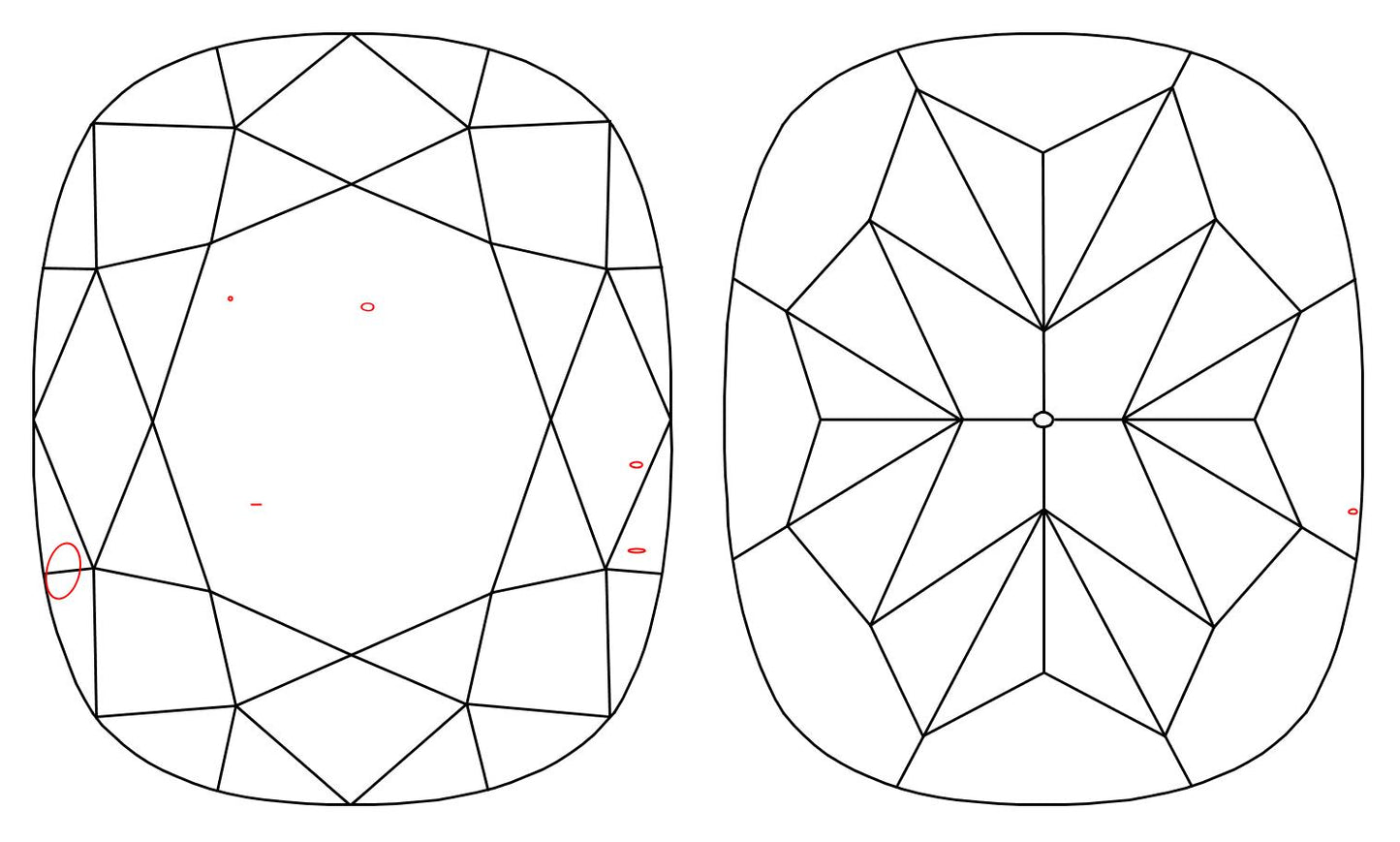 GIA 1.01 J-SI1 Cushion Diamond