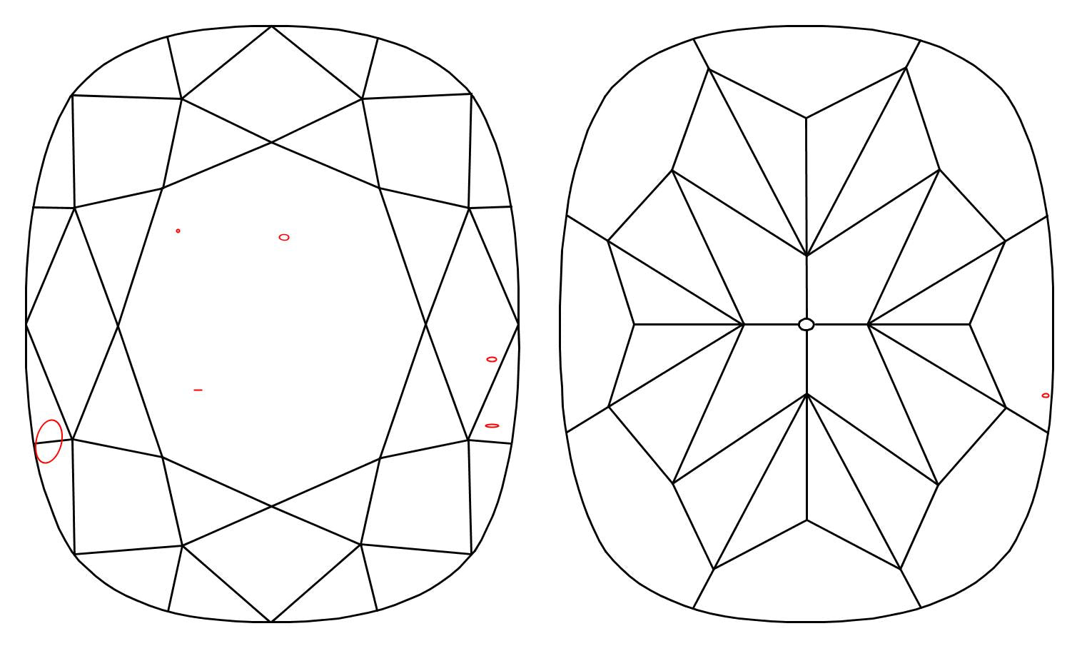 GIA 1.01 J-SI1 Cushion Diamond