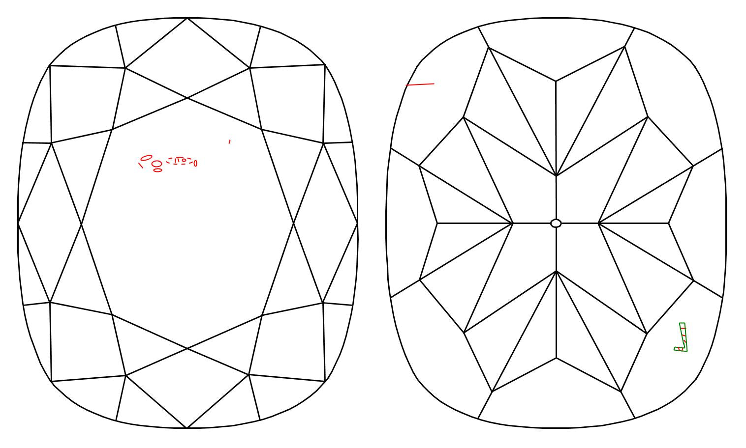 GIA 1.02 I-SI1 Cushion Diamond