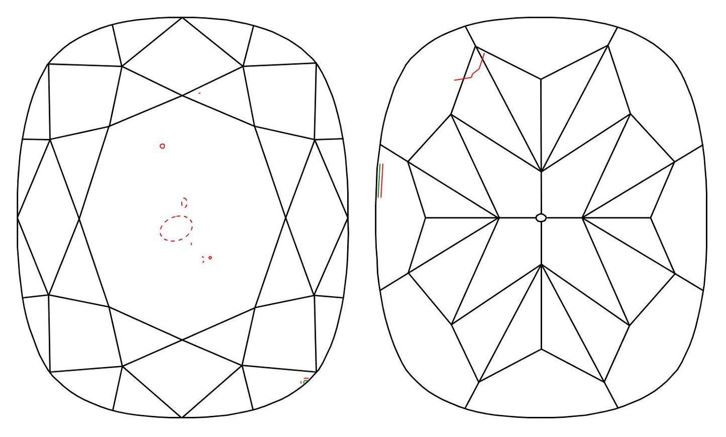 GIA 1.02 J-SI1 Cushion Diamond