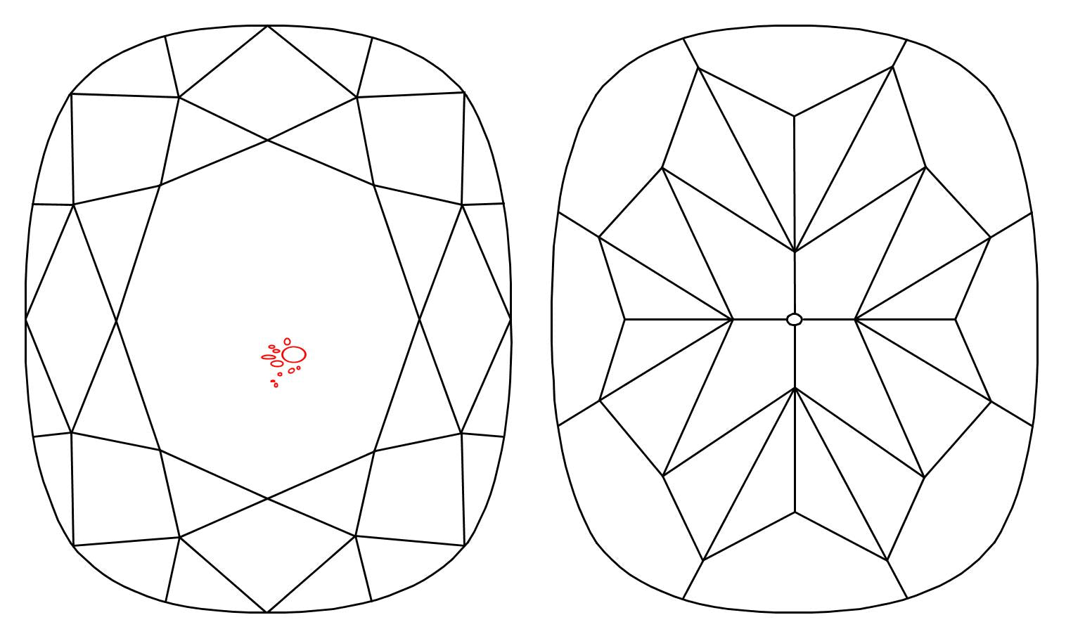 GIA 1.04 J-SI1 Cushion Diamond