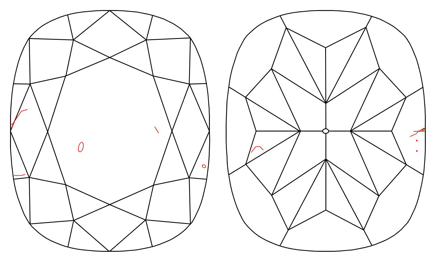 GIA 1.01 E-SI1 Cushion Diamond