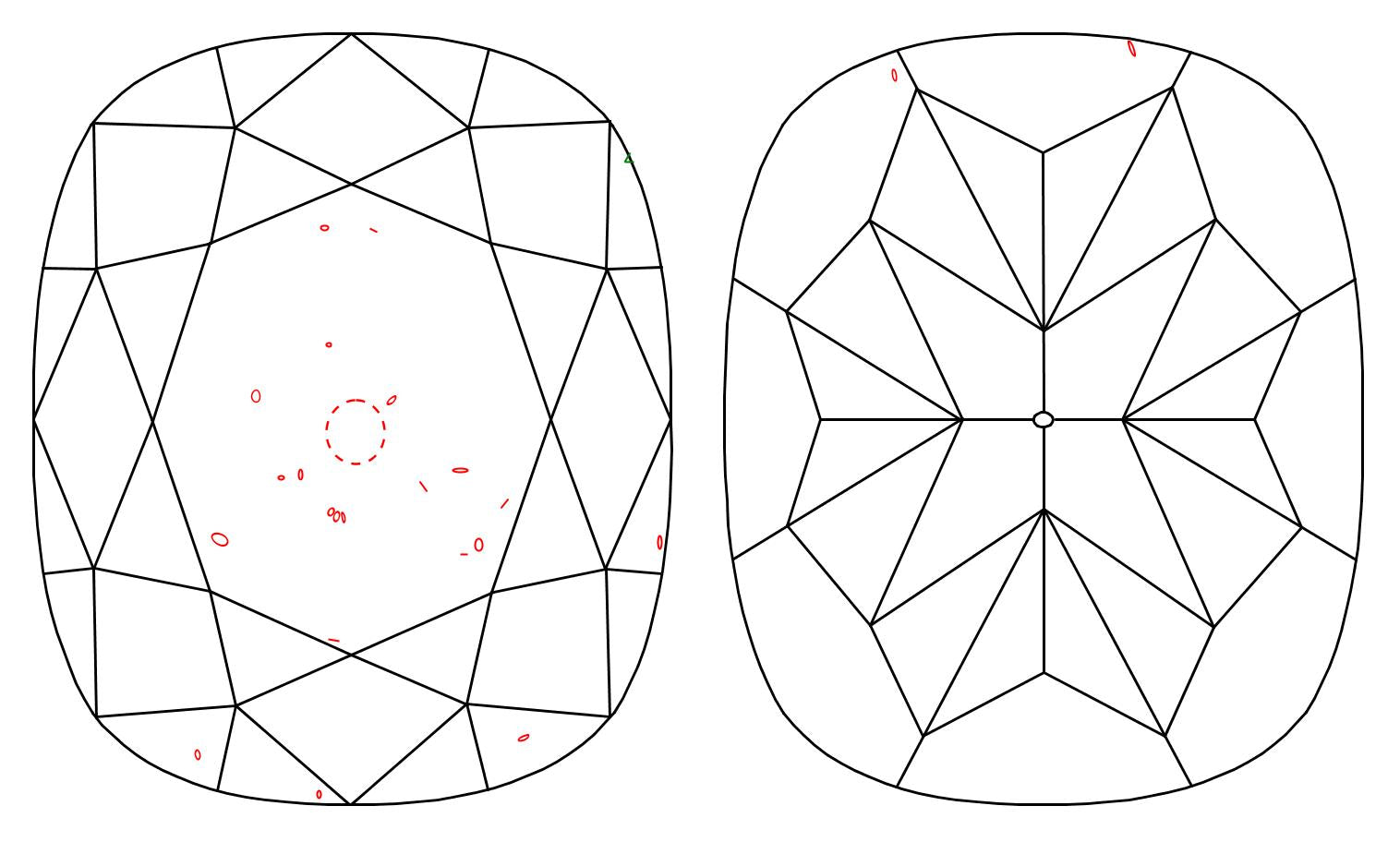 GIA 1.01 F-SI1 Cushion Diamond