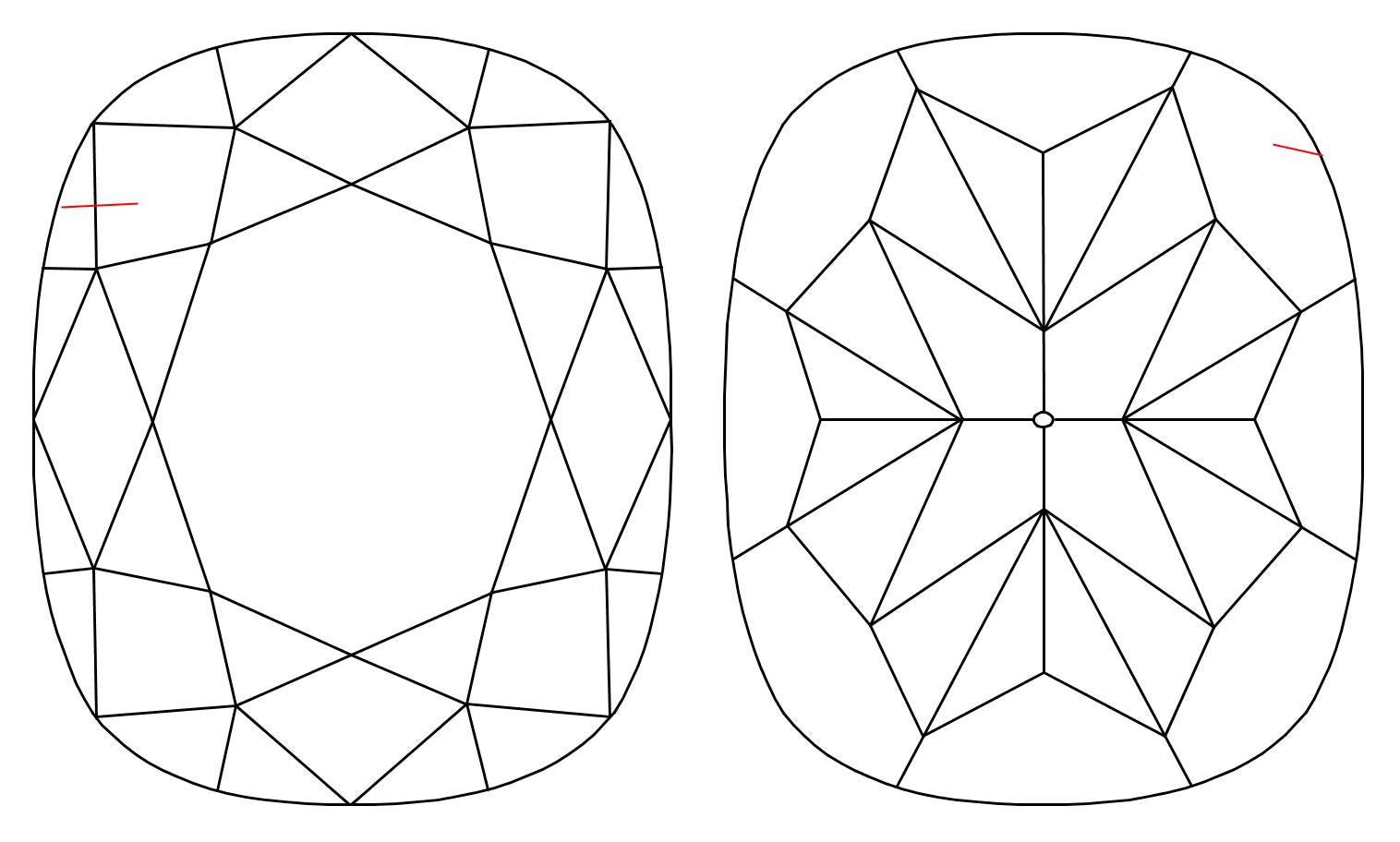 GIA 1.01 H-SI2 Cushion Diamond