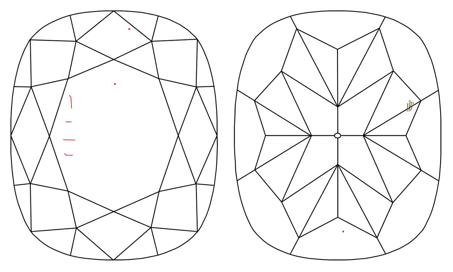 GIA 1 J-SI1 Cushion Diamond