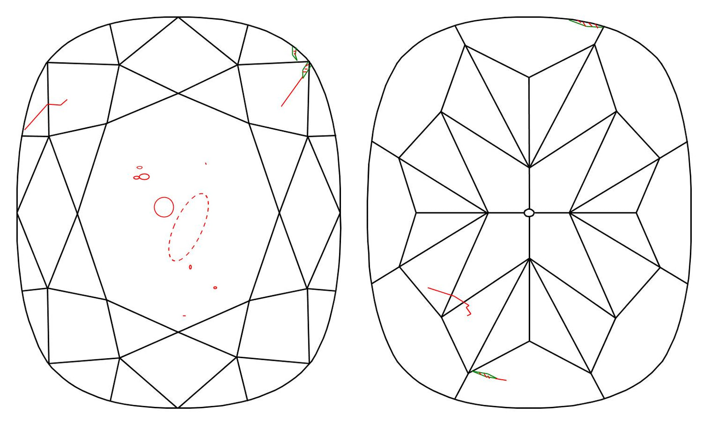 GIA 1 J-SI2 Cushion Diamond
