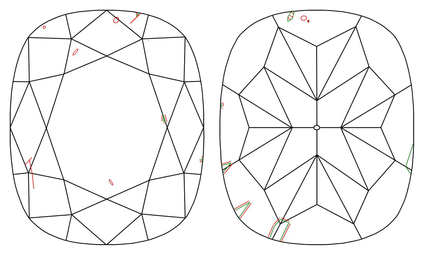 GIA 1.01 I-SI1 Cushion Diamond
