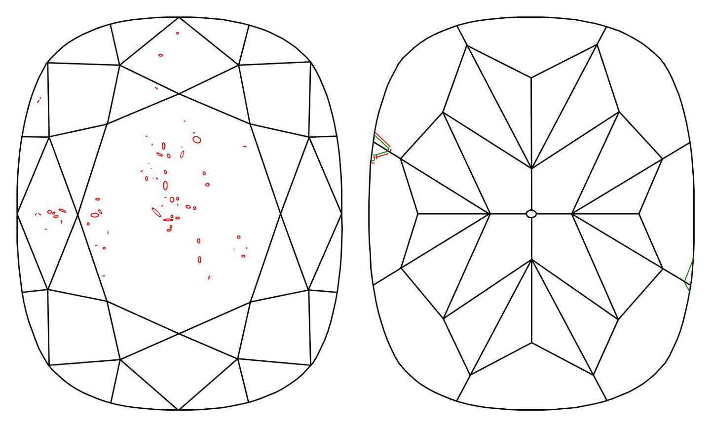 GIA 1.02 I-SI2 Cushion Diamond