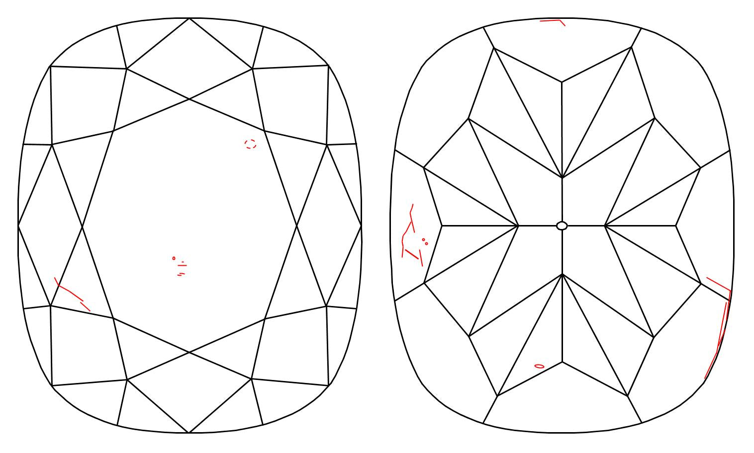 GIA 1.01 L-SI1 Cushion Diamond