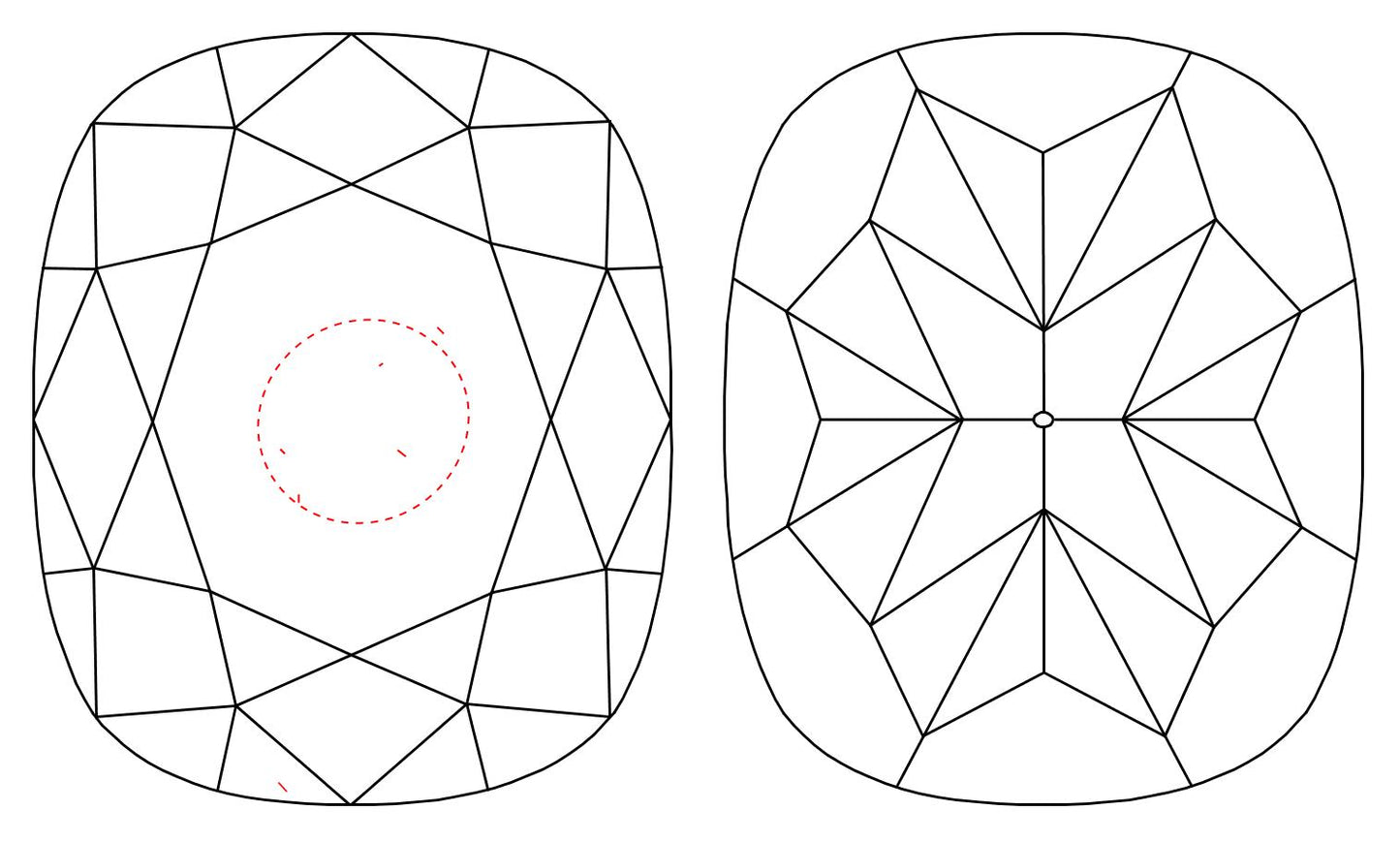 GIA 1.01 L-SI1 Cushion Diamond