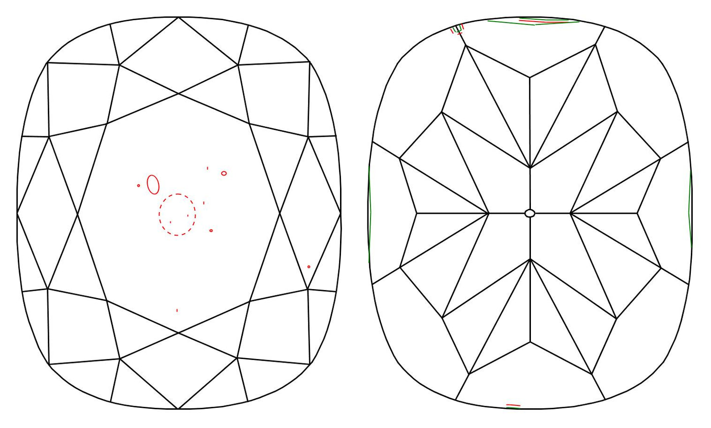 GIA 1.02 J-SI1 Cushion Diamond