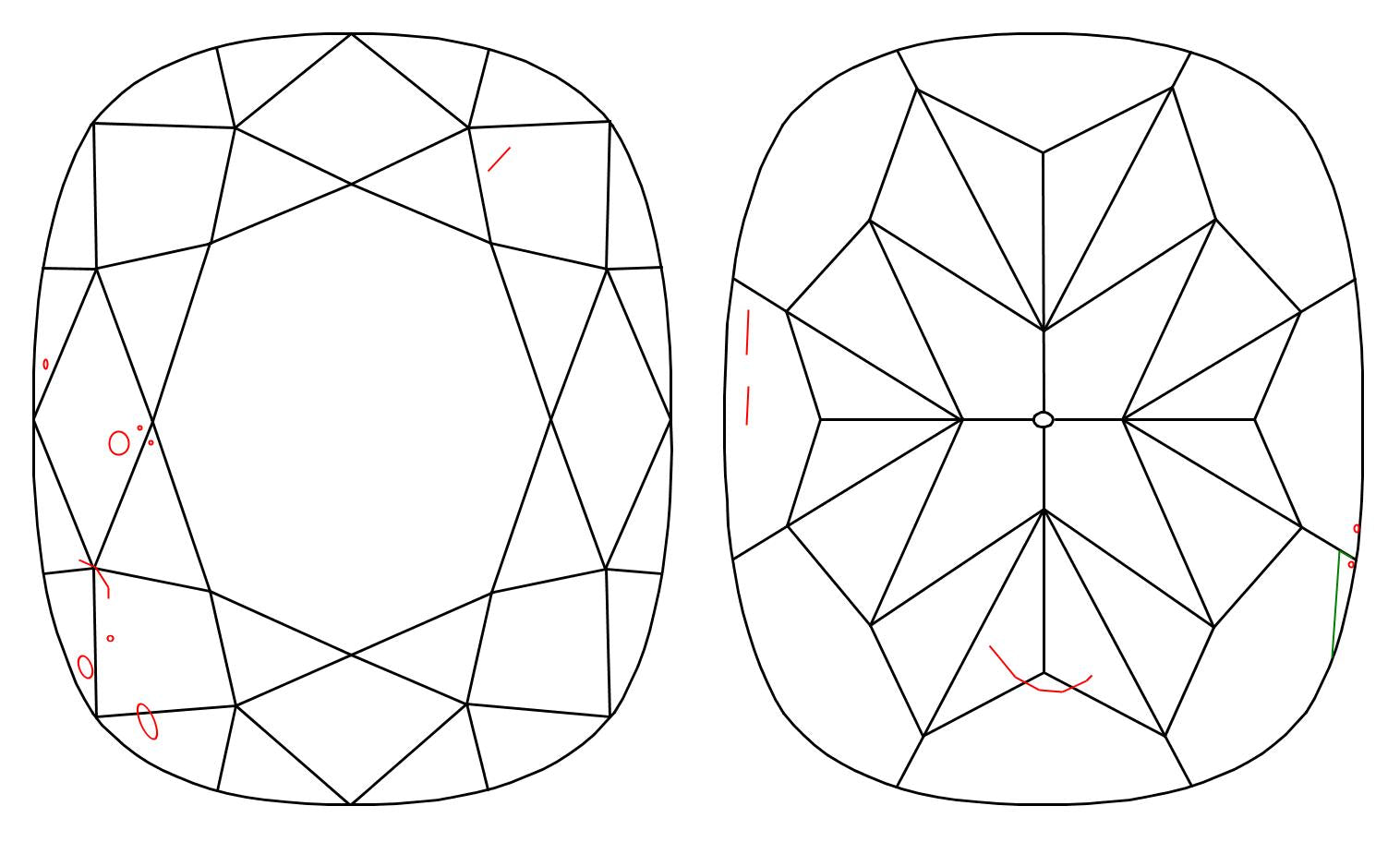 GIA 1.02 J-SI2 Cushion Diamond