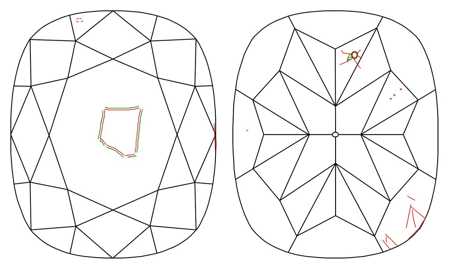 GIA 1.04 J-SI1 Cushion Diamond