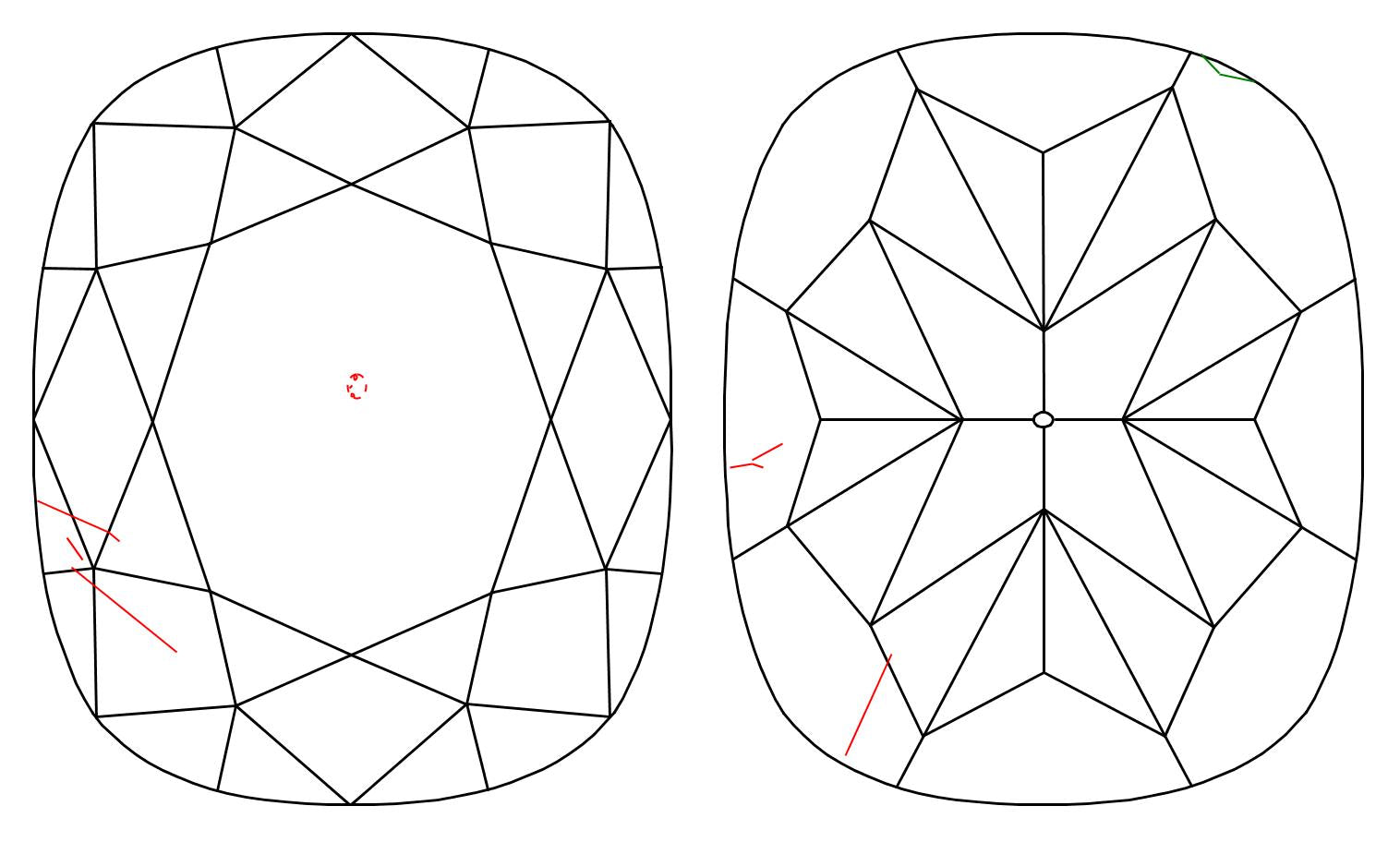 GIA 1.01 J-SI1 Cushion Diamond