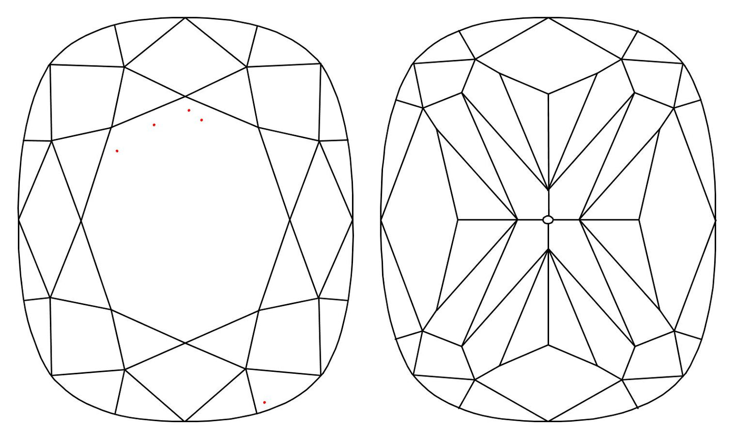 GIA 1.02 E-VVS2 Cushion Diamond