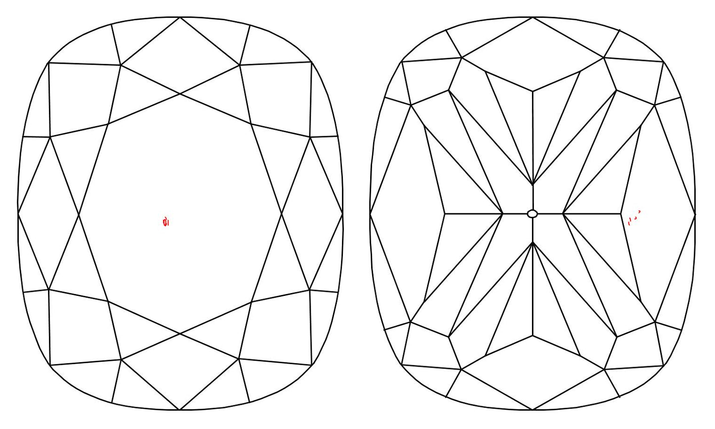 GIA 1.14 I-VS1 Cushion Diamond