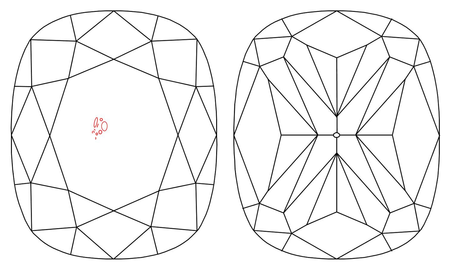 GIA 1.07 J-SI1 Cushion Diamond