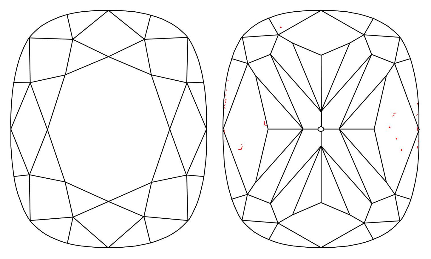 GIA 1.05 H-VVS1 Cushion Diamond