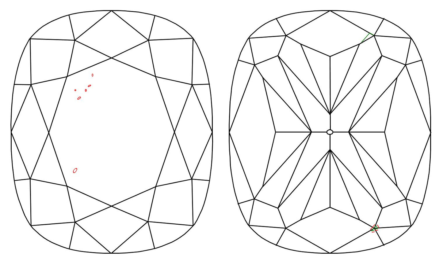 GIA 1.02 I-VS2 Cushion Diamond