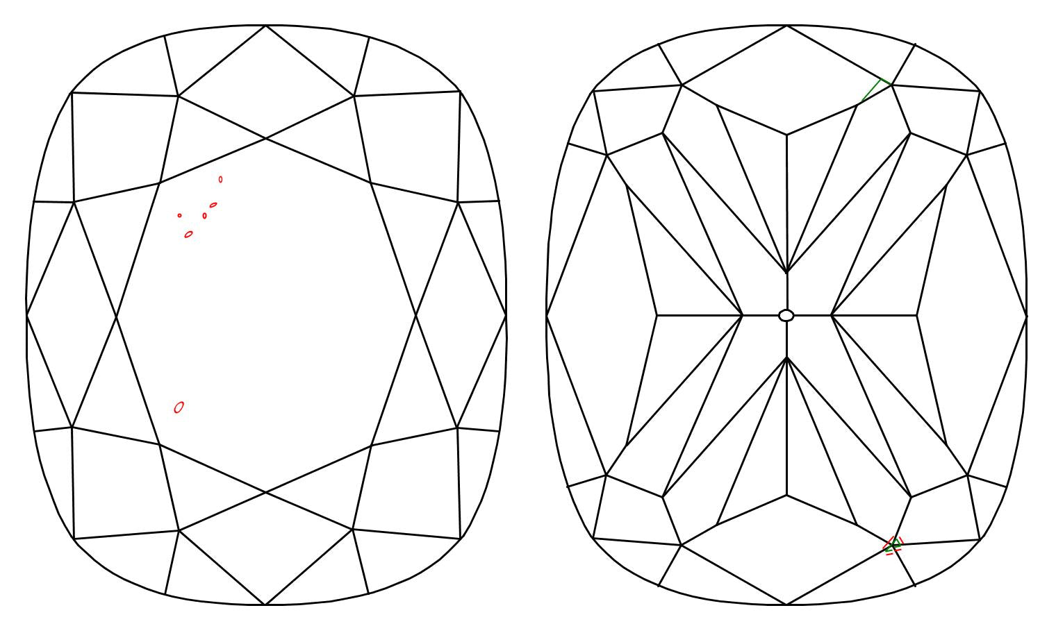 GIA 1.02 I-VS2 Cushion Diamond