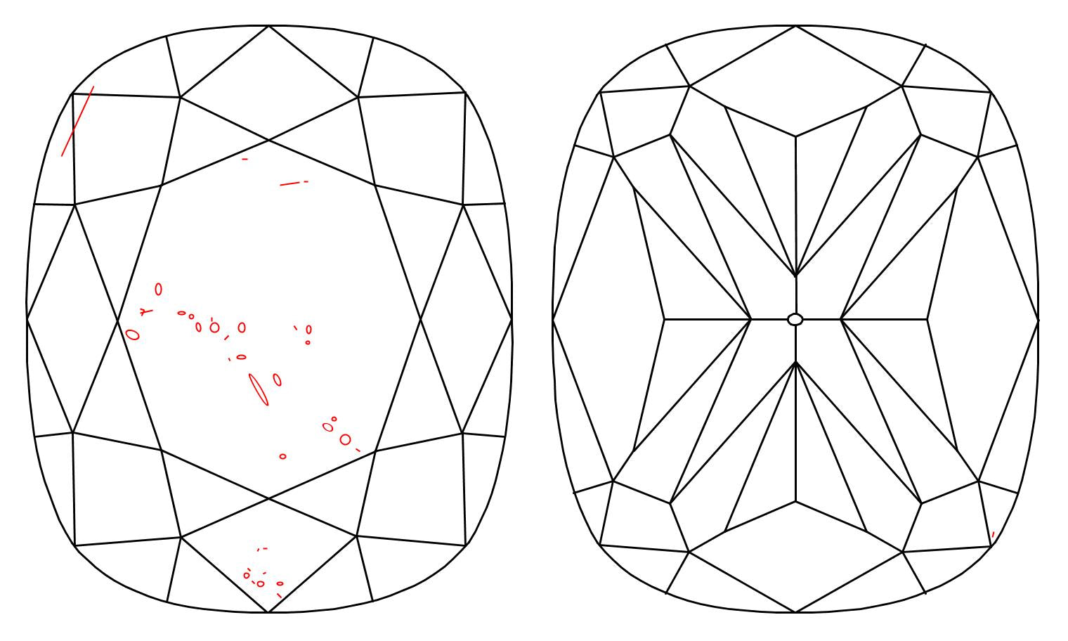 GIA 1.01 I-SI1 Cushion Diamond