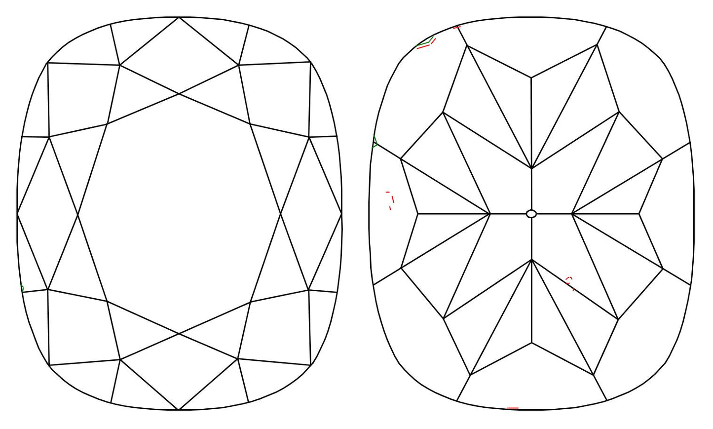 GIA 1.03 H-VVS1 Cushion Diamond