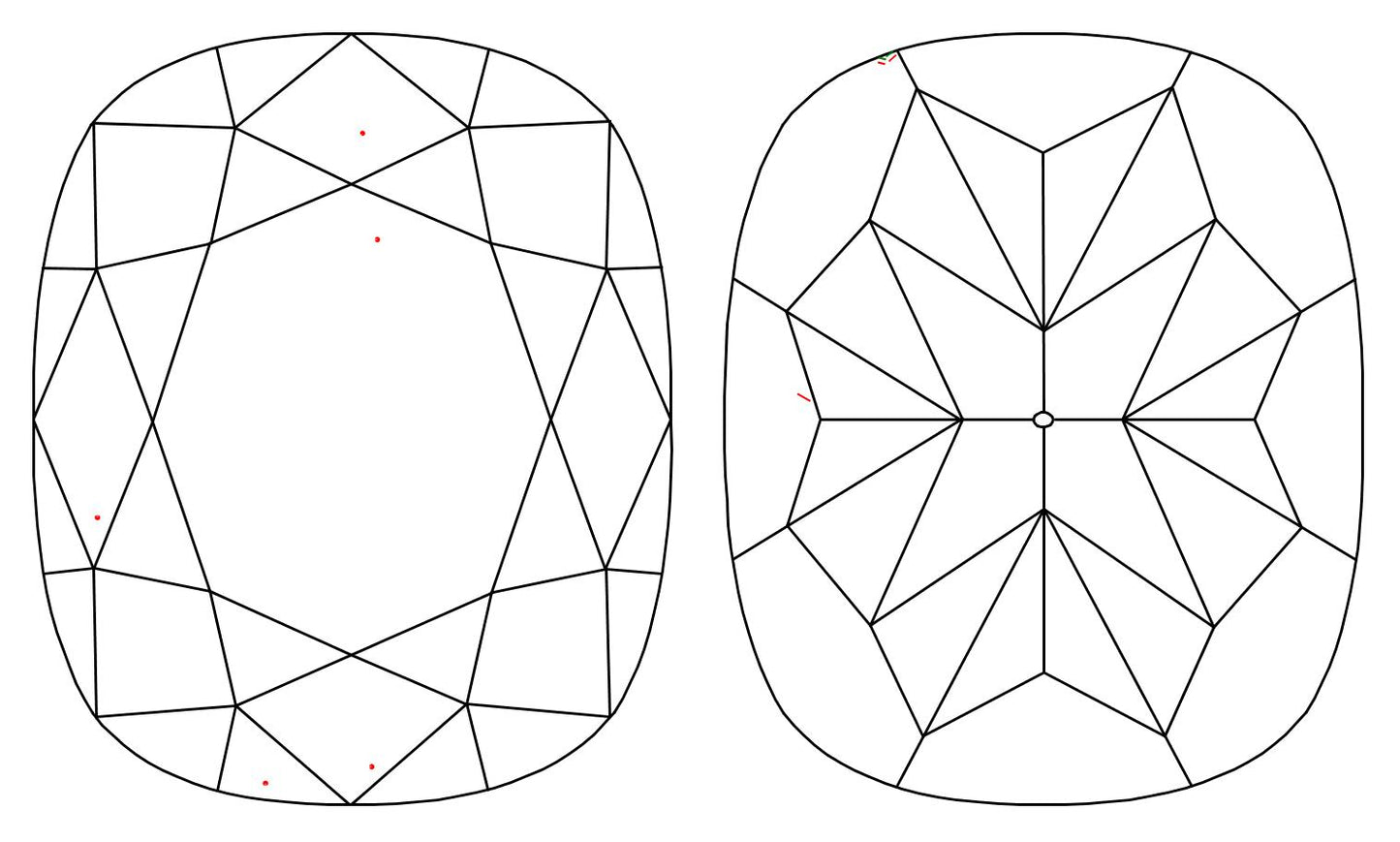 GIA 1 H-VVS2 Cushion Diamond