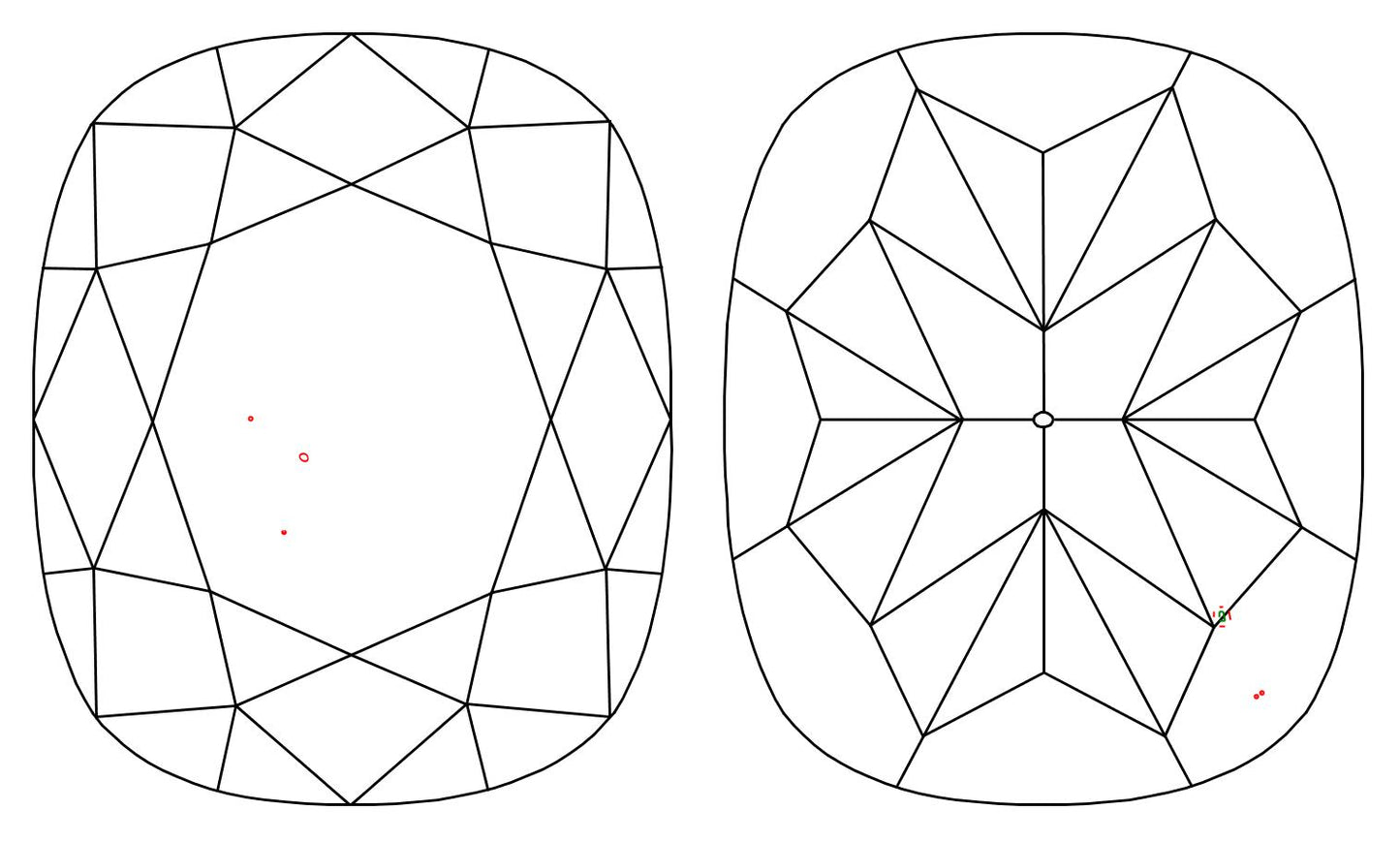 GIA 1 G-VS1 Cushion Diamond