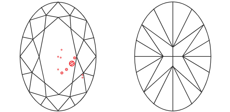 IGI 1.56 D-SI2 Oval Diamond