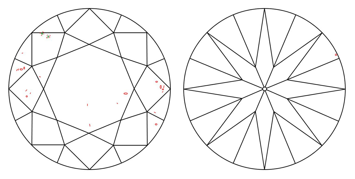 GIA 3.43 D-SI1 Round Diamond