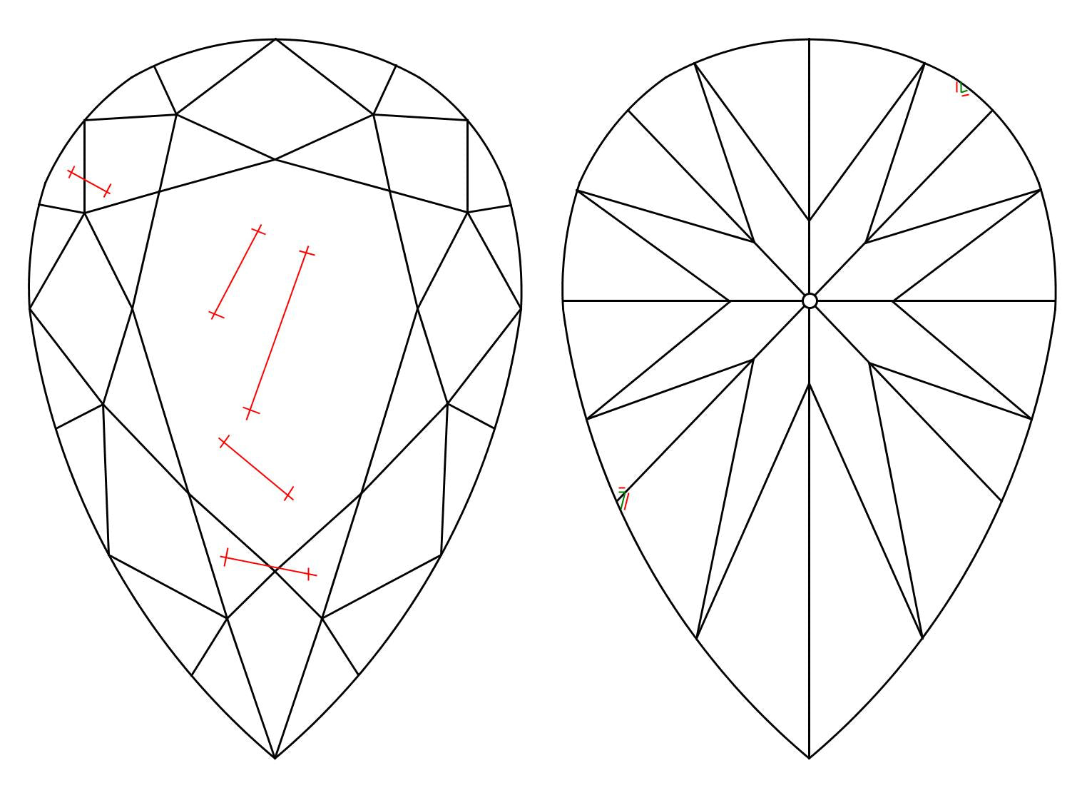 GIA 1.07 L-VS2 Pear Diamond