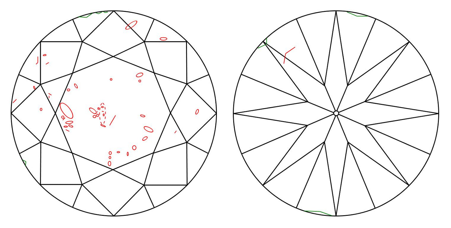 GIA 1.71 I-SI2 Round Diamond