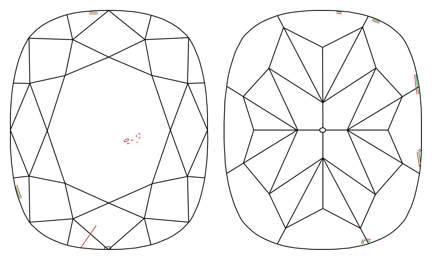 GIA 2.03 H-VS1 Cushion Diamond