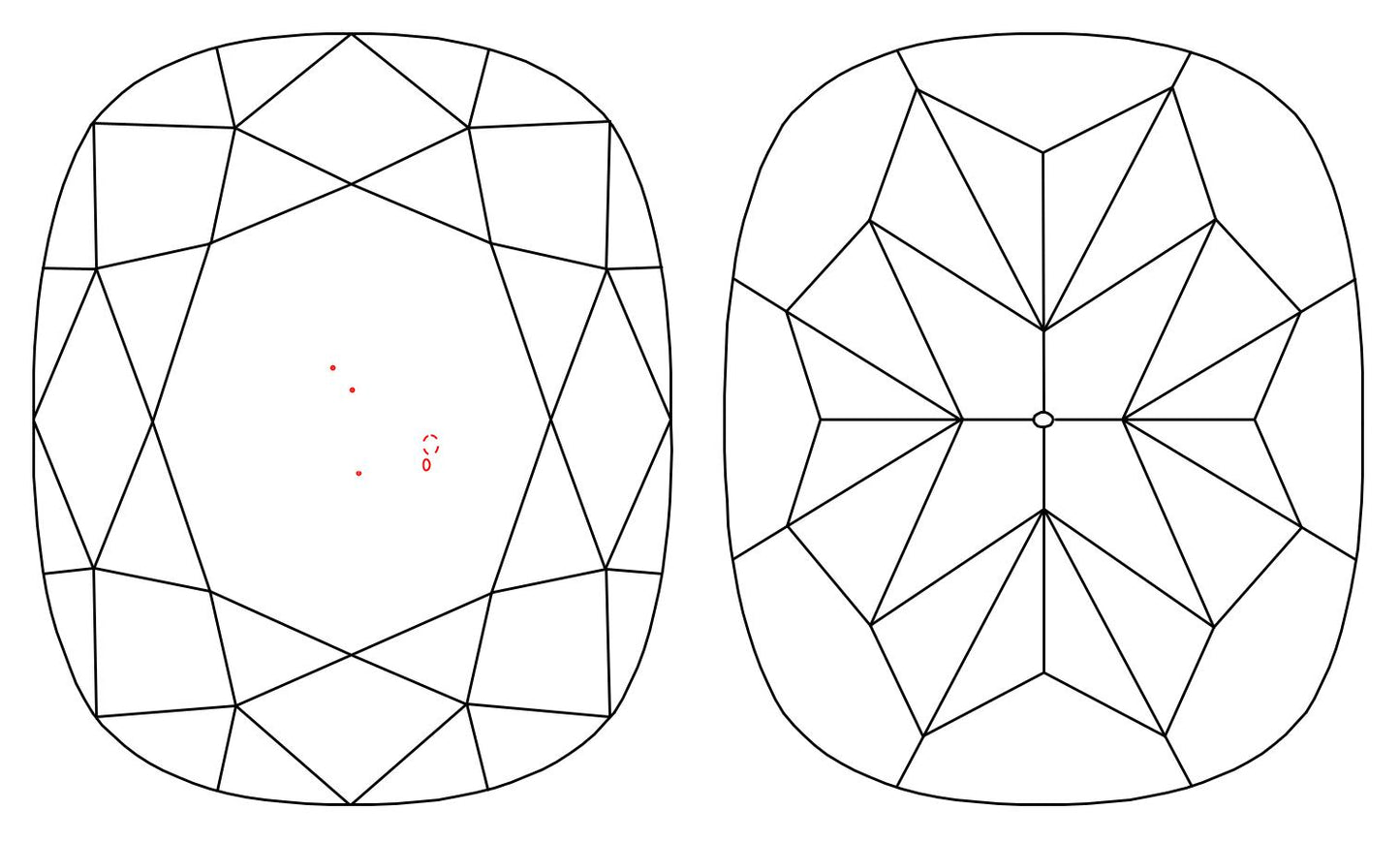 GIA 1 J-VS1 Cushion Diamond