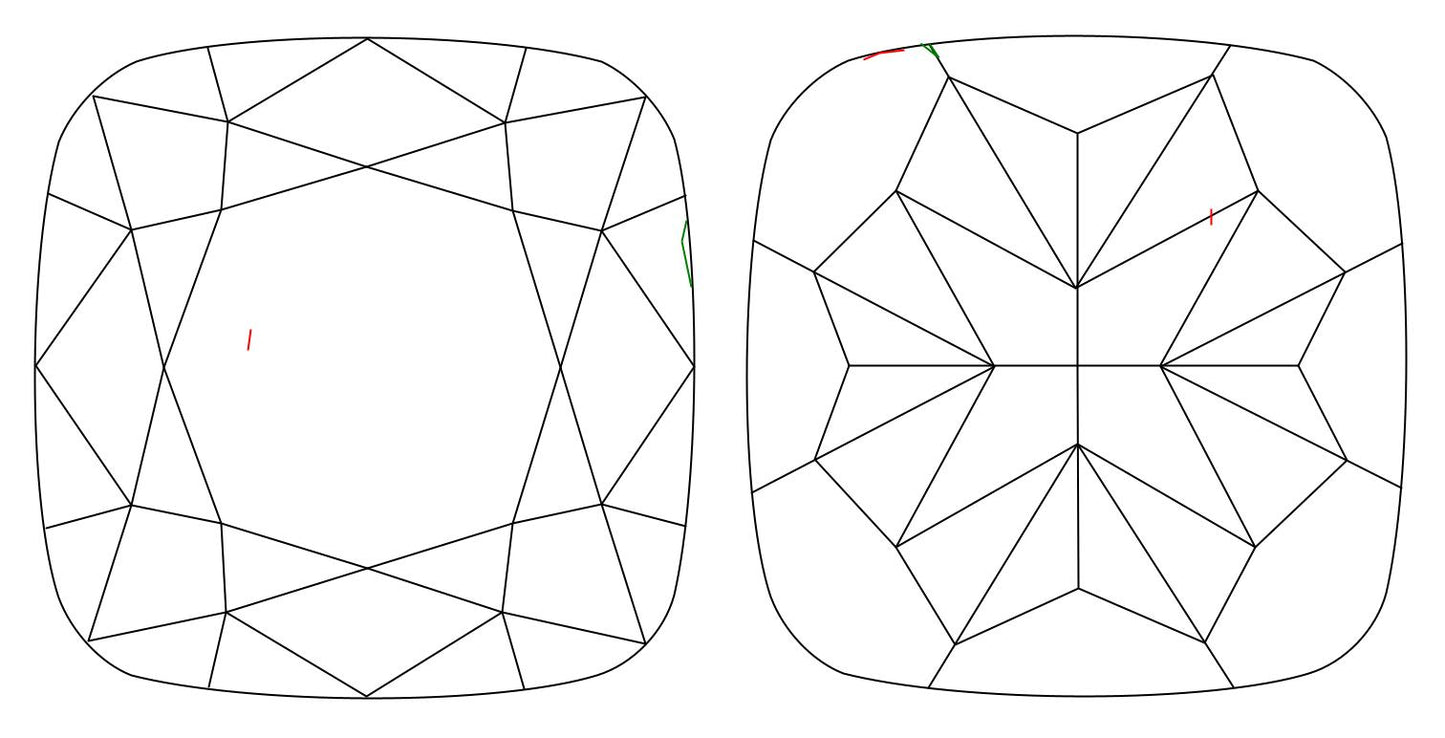 GIA 1.2 J-VVS2 Cushion Diamond