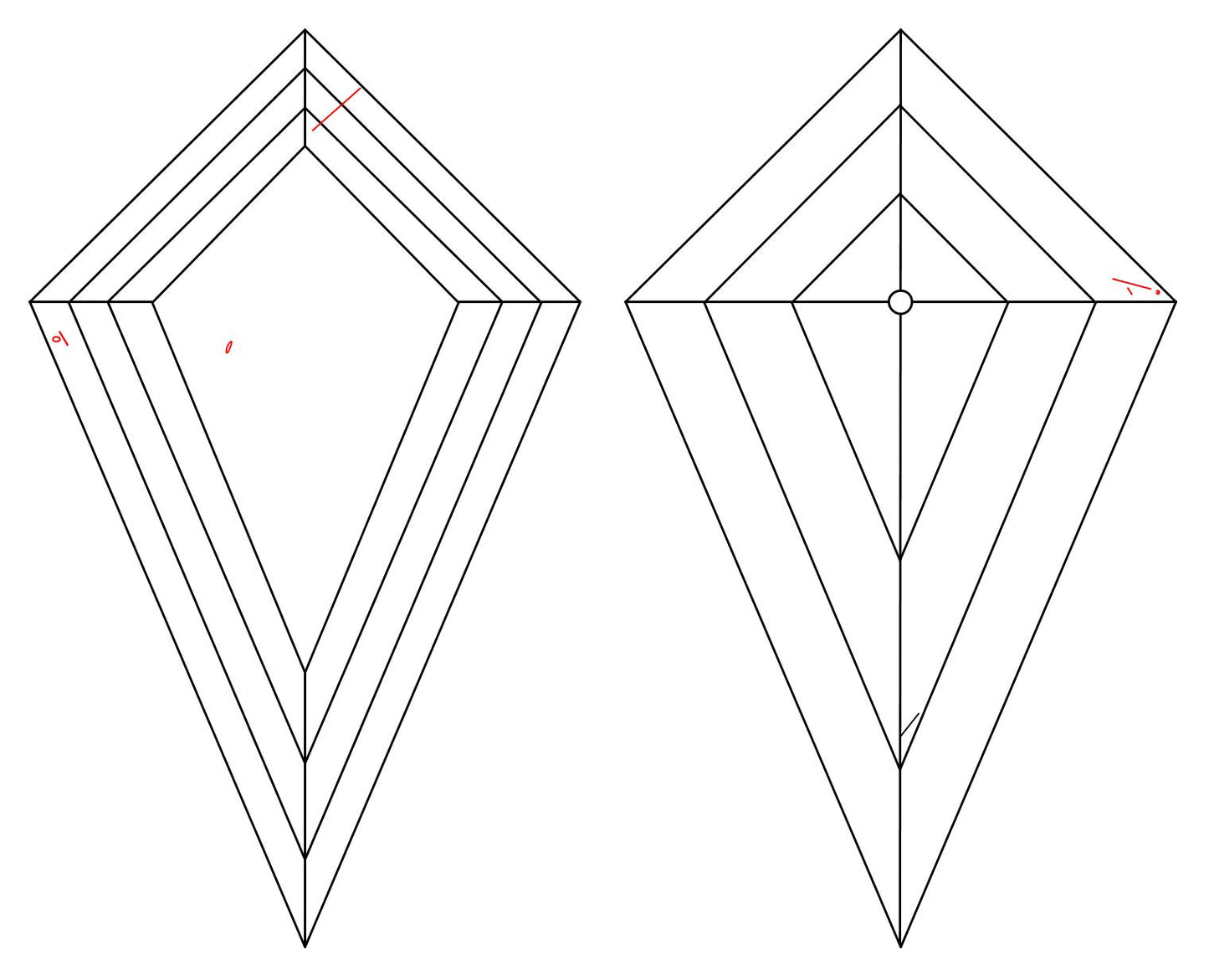 GIA 3.8 W-X-VS2 Kite Diamond